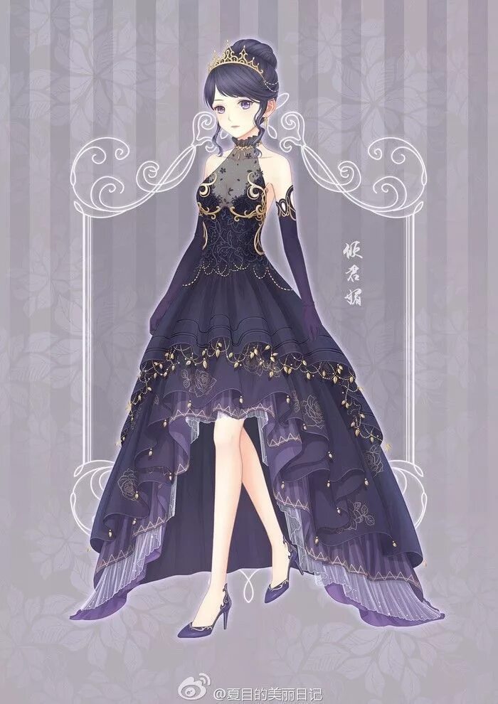 Платья аниме фото Beautiful Dove (Black Butler x OC) Slow update Vestidos anime, Anime ropa, Dibuj