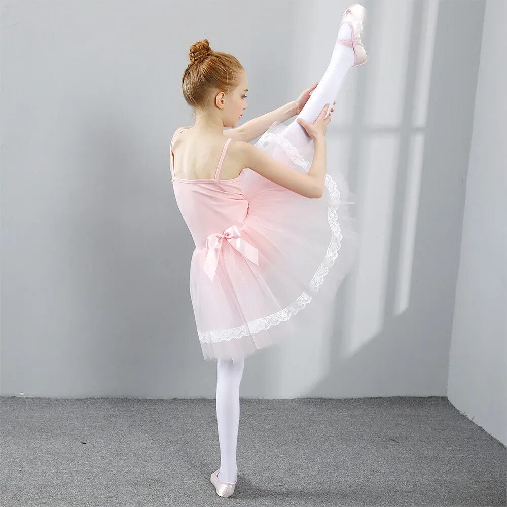 Платья балерин фото Балерина, детское платье, юбка для балета для девочек, розовое балетное платье A