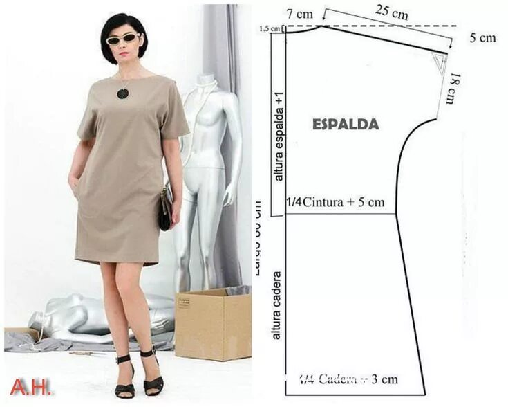 Платья без выкройки для женщин Как шить красиво. OK.RU Выкройки, Выкройки одежды, Выкройки туники