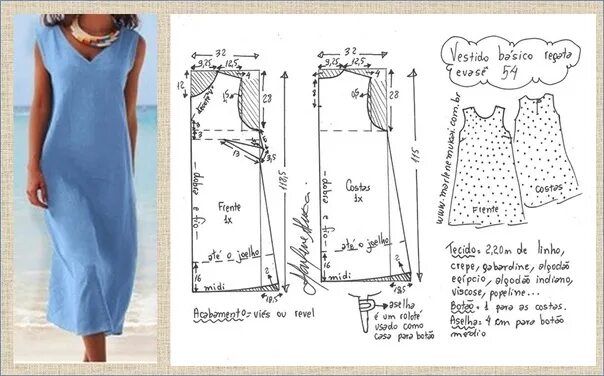 Платья без выкройки для женщин Летнее 2023 Ручная работа VK