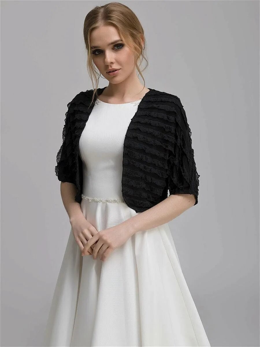 Платья болеро фото Как выбрать болеро к платью