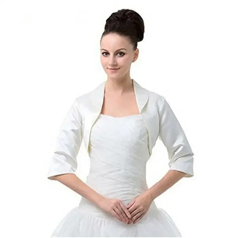 Платья болеро фото Атласные свадебные куртки, свадебные шортики, пальто для невесты AliExpress