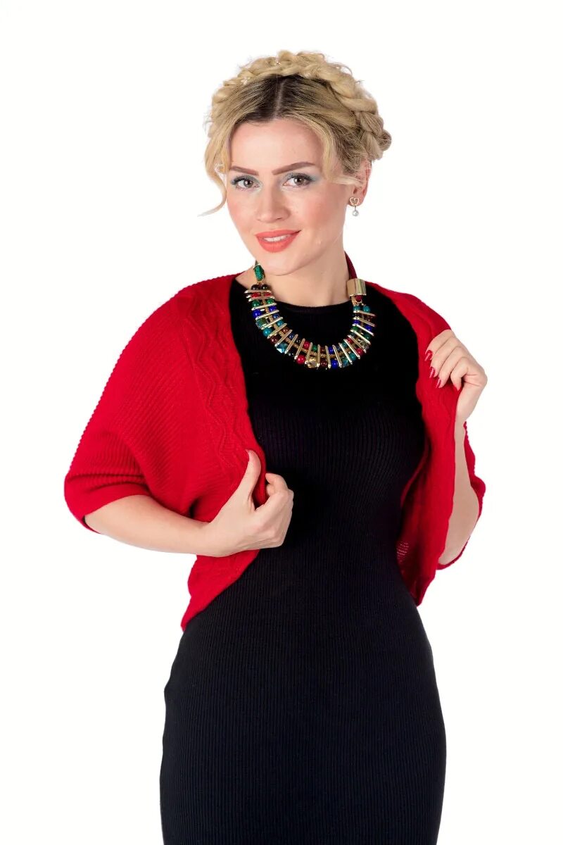 Платья болеро фото Женское болеро из трикотажа (Арт. 1000609) в Москве по цене 0 руб Цвет: оранжевы