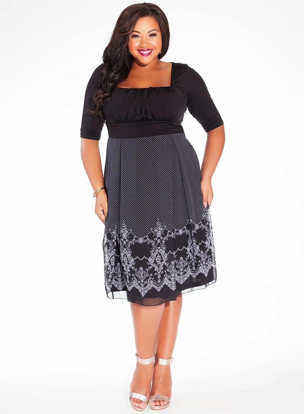 Платья большие фото Hayleigh Plus Size Dress in Black Plus size outfits, Plus size fashion, Plus siz