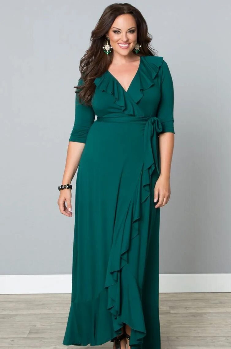 Платья большие фото Платье с запахом от Igigi Plus size outfits, Plus size maxi dresses, Maxi dress