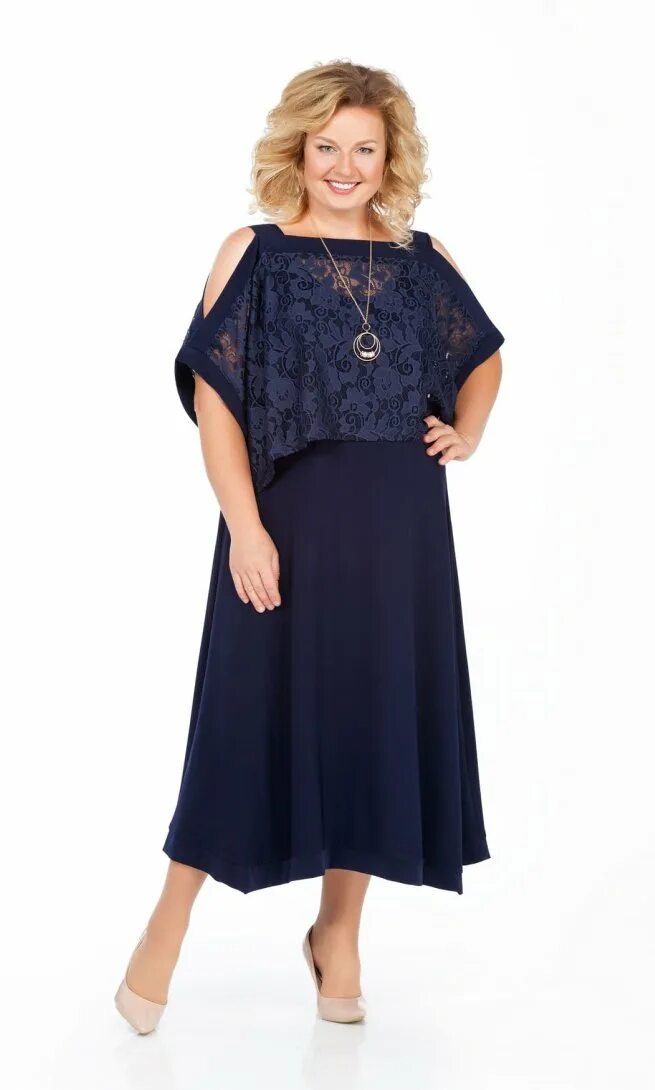 Платья больших размеров для женщин фото Комплект Pretty 939 - женская одежда из Белоруссии