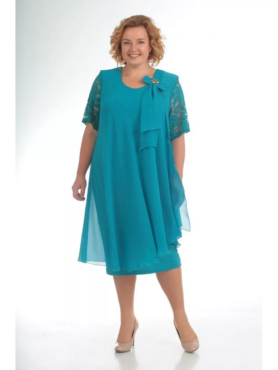 Платья больших размеров для женщин фото Нарядное платье Pretty арт: 563298 купить от белорусских производителей за 7066 