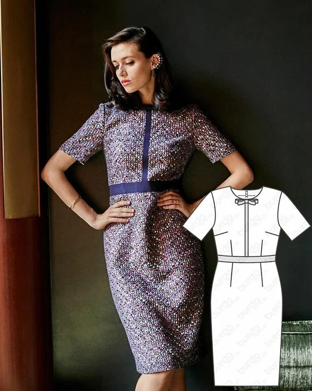 Платья бурда фото Timeless Beauty: 4 Vintage Patterns Vintage dress patterns, Vintage patterns, Sh