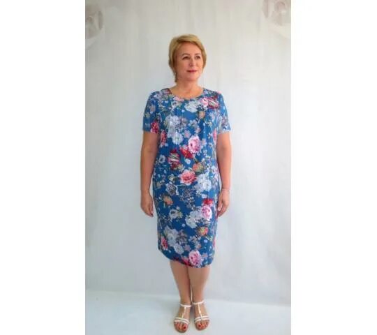 Платья чебоксары фото и цены каталог Женские платья с цветочными принтами от производителя Трикотажная фабрика "Four 