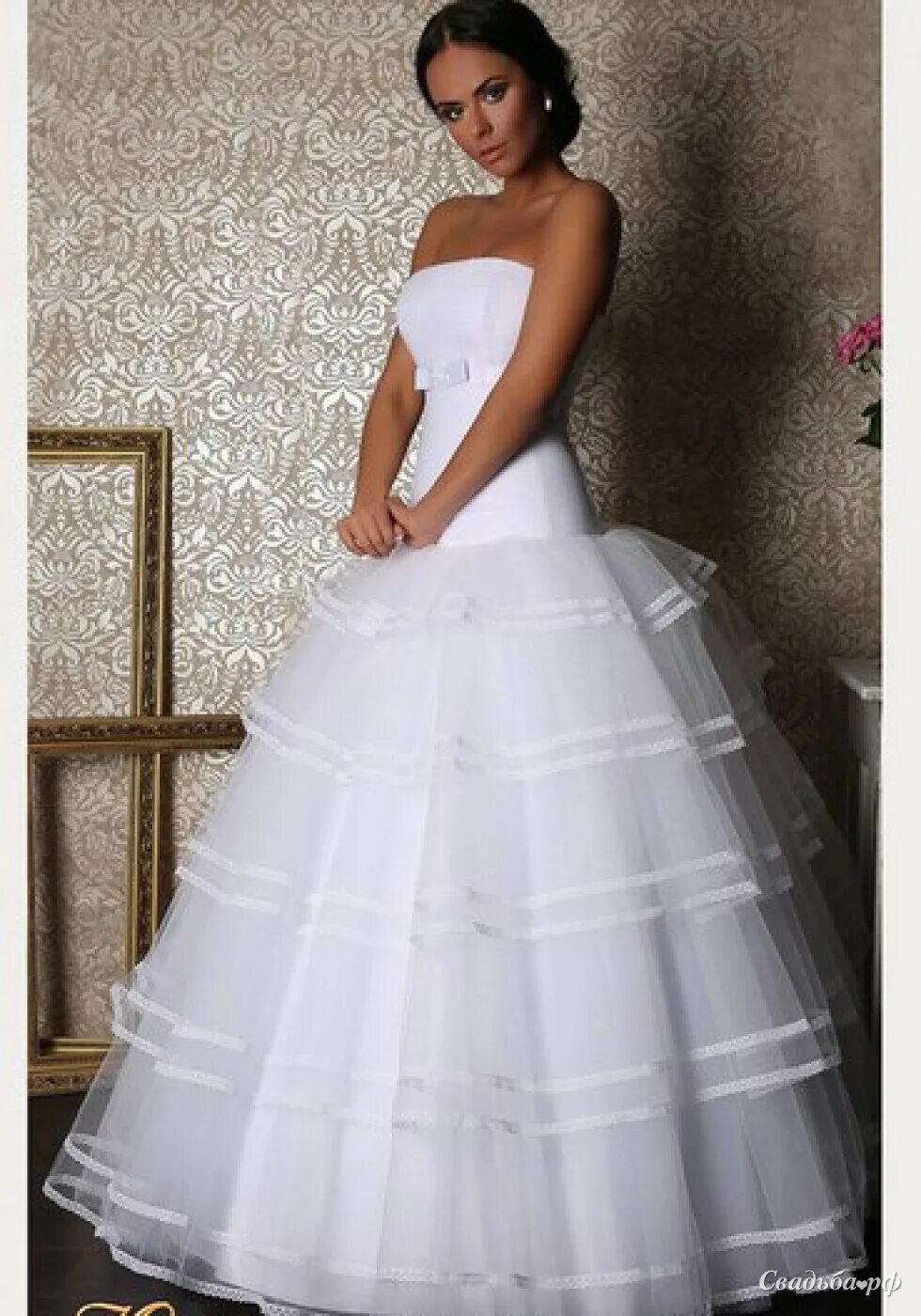Платья челябинск фото Купить свадебное платье Юлия-S42520 (коллекция осень 2014, цвета: белый, кремовы