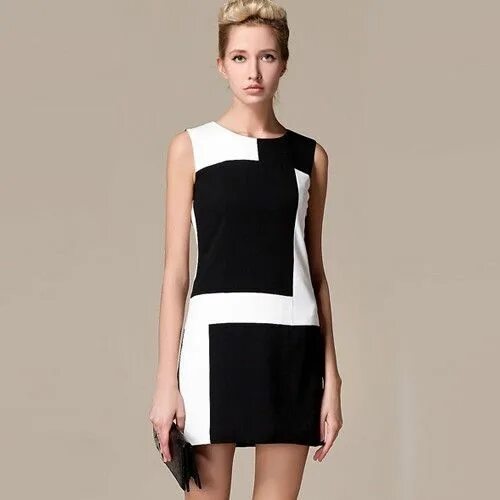 Платья черно белого цвета фото Ghim trên Women's Fashion on Mart Arabia