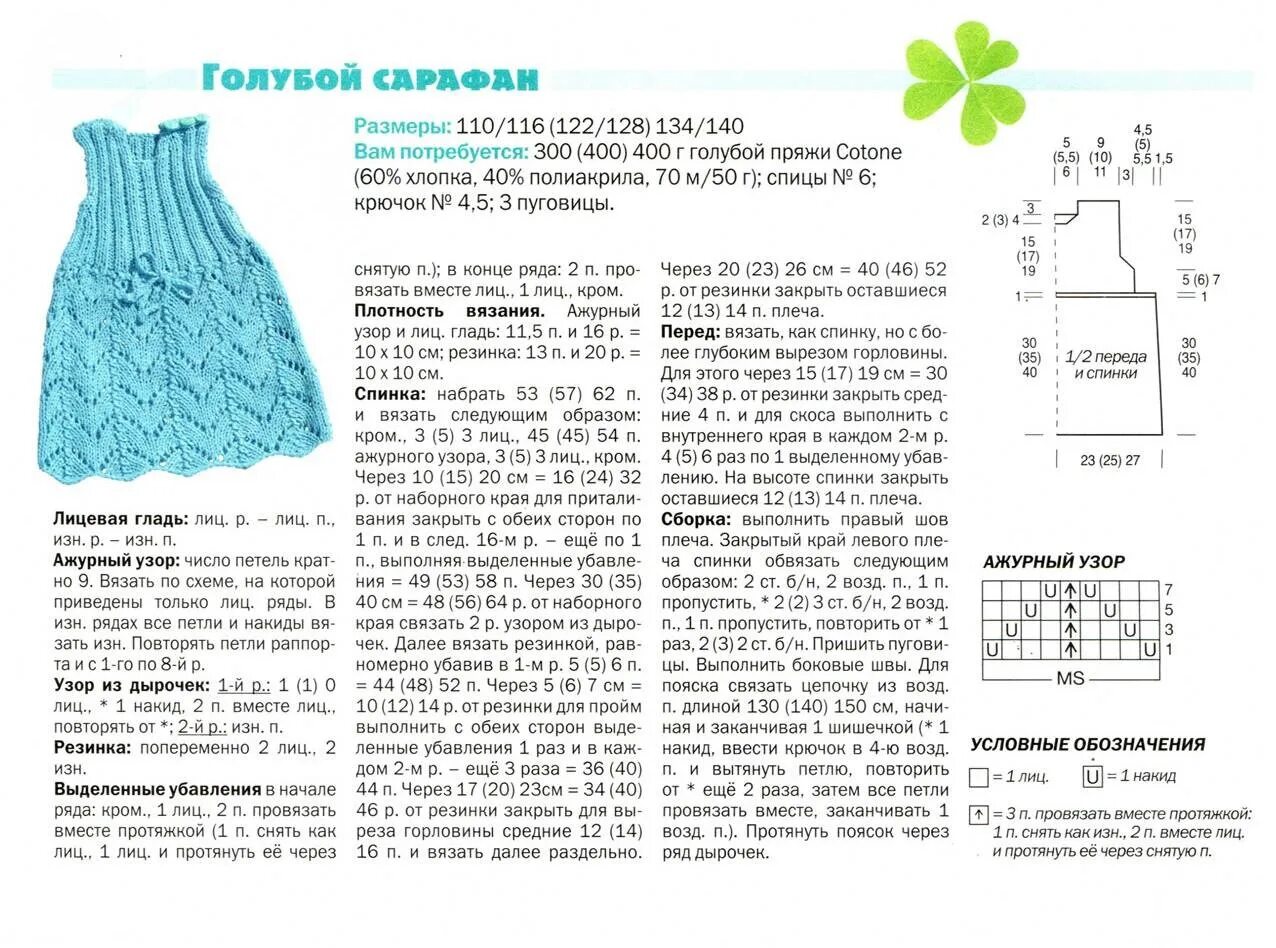 Платья девочкам спицами со схемами Картинки ВЯЗАНИЕ СПИЦАМИ САРАФАН СХЕМА