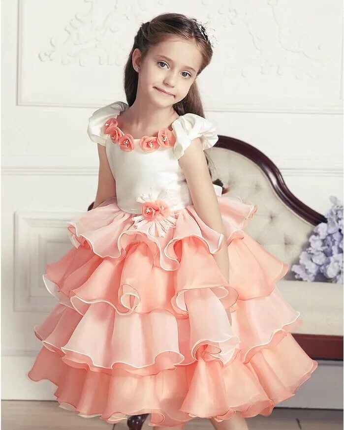 Платья девочке 5 лет фото Купить к 2015 году дети пачка вечерние банкеты формальных платье девочек Одежда,