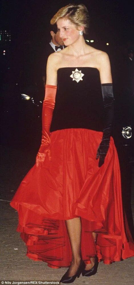 Платья диана фото Princess who wore her heart on her sleeve: Preview of Diana's dresses Princess d