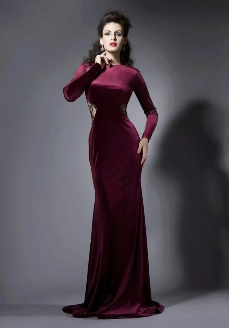 Платья длинные модели фото Платье из бархата закрытое Dazzling dress, Formal dresses long, Backless evening