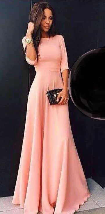 Платья длинный рукав фото Очень красивое платье Mirasezar 42 р - купить в Уфе, цена 1 200 руб., продано 26