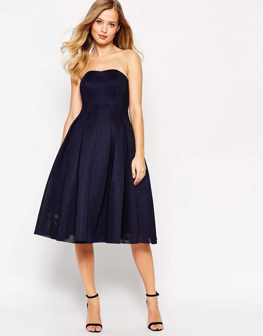 Платья длиной миди фото Pin by Our Jewel Garden on ｆａｓｈｉｏｎ Bandeau maxi dress, Midi prom dress, Evening 