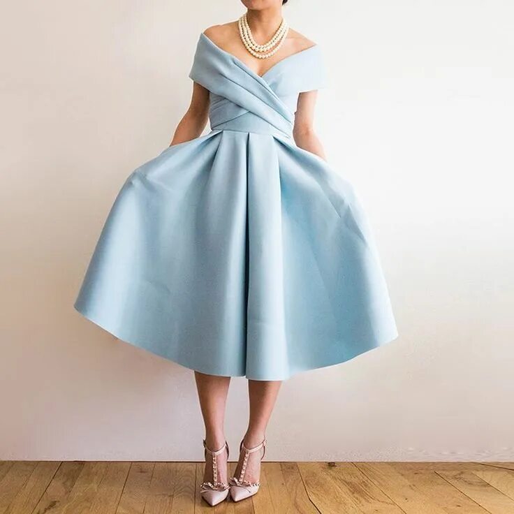 Платья длиной миди фото Off-the-Shoulder (+ ASOS Premium Scuba Midi Dress & ASOS Double Ruffle Pencil Dr