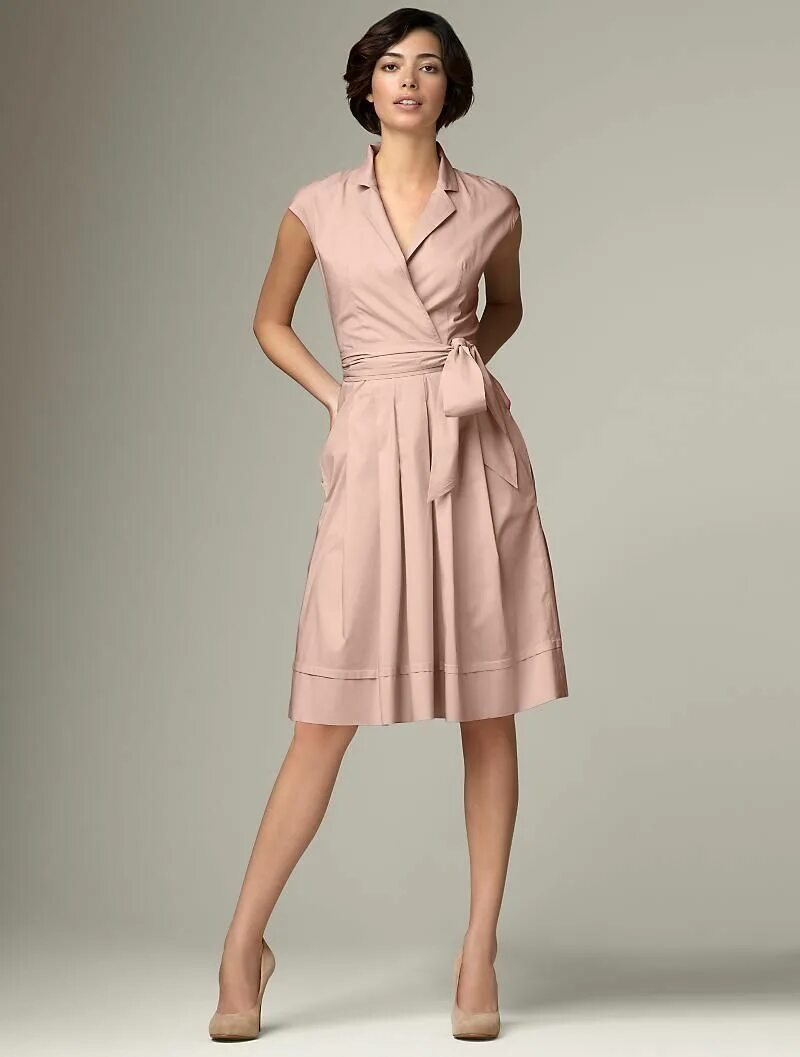 Платья для 40 летних фото Talbots - Cap-sleeve sash dress Dresses Apparel Discover your new look at T Dres