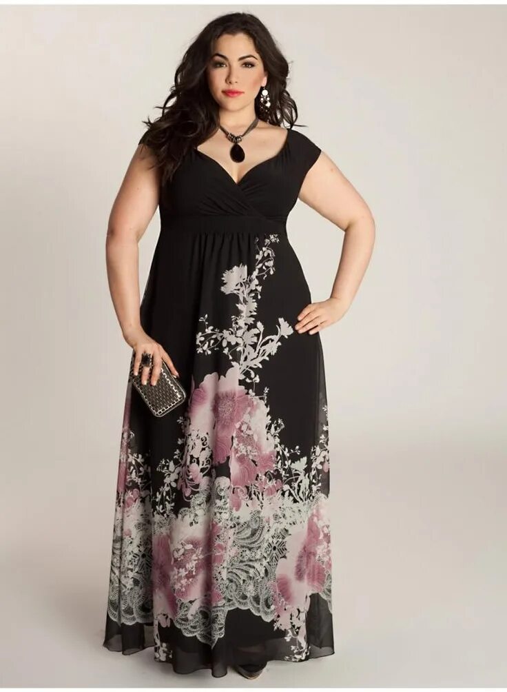 Платья для больших женщин фото Abigail Maxi Dress. IGIGI by Yuliya Raquel. www.igigi.com Plus size fashion, Plu