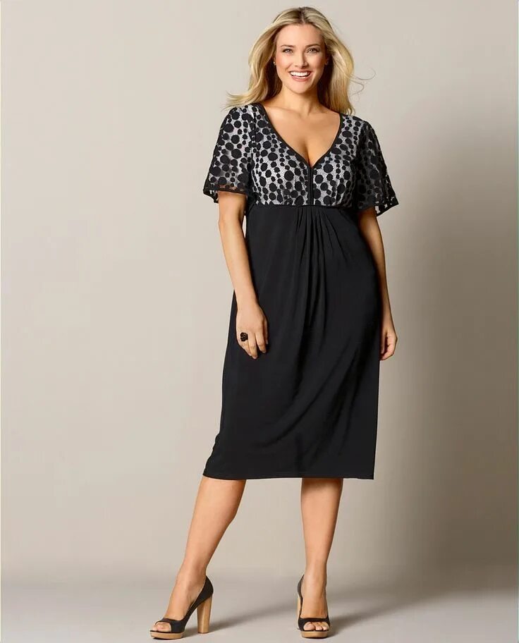 Платья для больших женщин фото Extra Large Size Dresses ... Dress for EXTRA LARGE Body Size - MAGNIFY-36514 - B