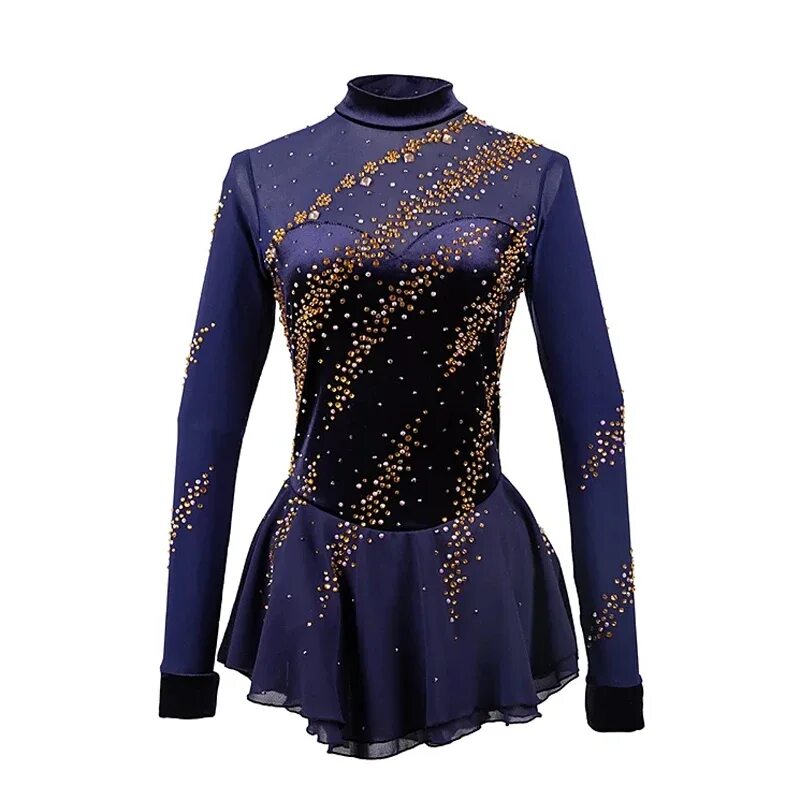 Платья для фигурного катания фото Wholesale Фигурное катание платье конкурс одежда для сценических выступлений вал