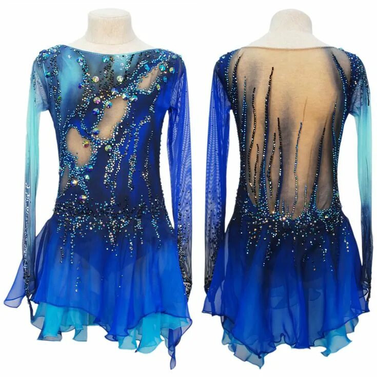 Платья для фигурного катания фото Платье для фигурного катания Реплика Трусовой Артикул: AXEL0066 Платье для фигур