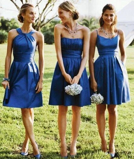 Платья для гостей фото Snorkel blue bridesmaid dresses Royal blue bridesmaid dresses, Custom bridesmaid