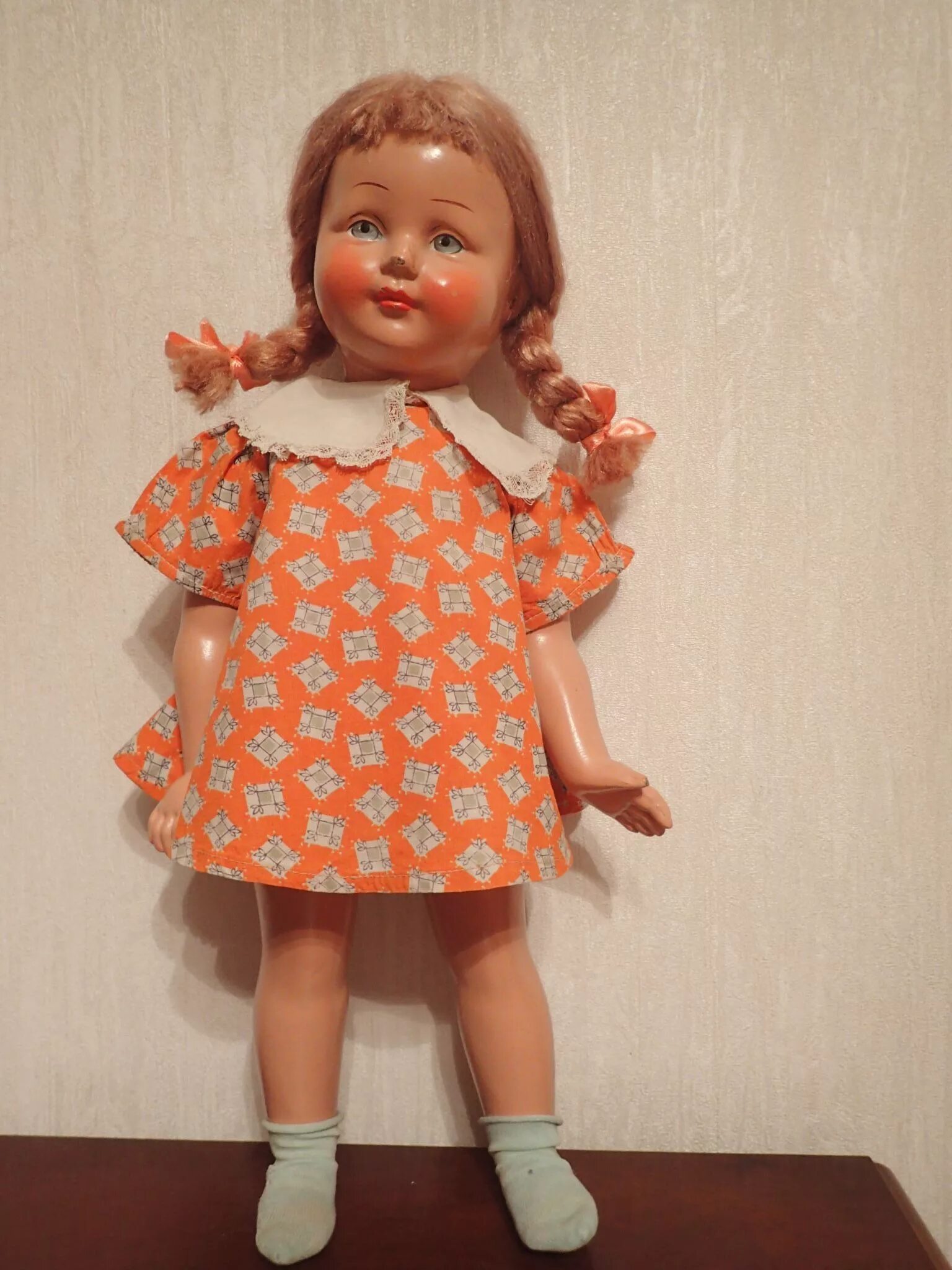 Платья для куклы ссср фото Кукла СССР опилки все родное 51см Куклы, Винтаж игрушки, Винтажные куклы