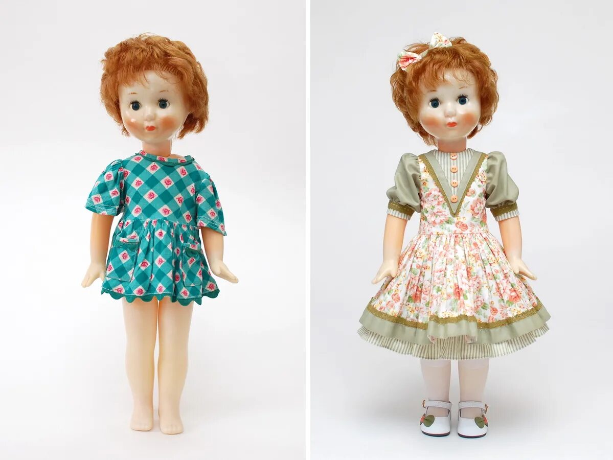 Платья для куклы ссср фото Красивая одежда для советской куклы ростом 50-55 см
