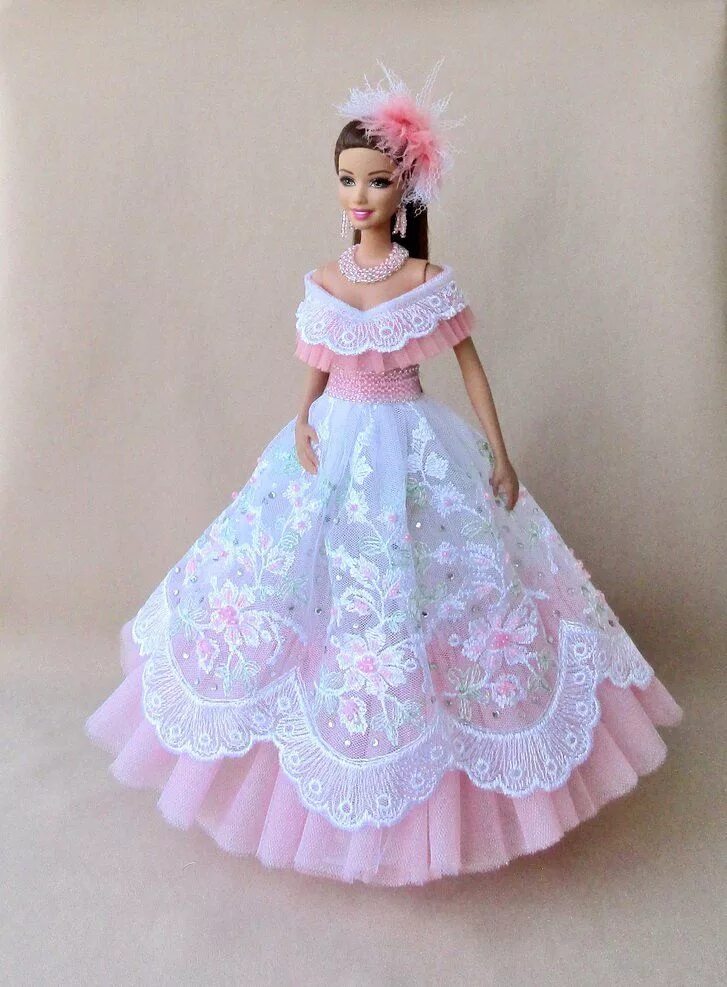 Платья для кукол фото Образ: девушка - нежный цветок / Авторский конкурс. Лучшая кукольная одежда "Дет