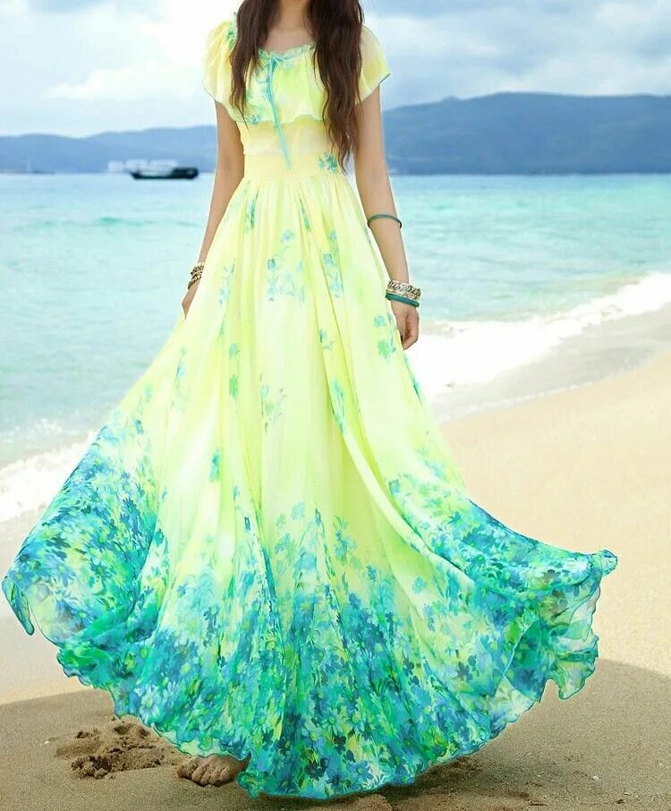 Платья для лета фото Pin on платья Floral print maxi dress, Maxi dress, Fashion dresses