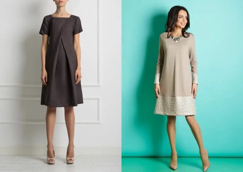 Платья для маленьких женщин фото Платье трапеция 2017-2018 фото новинки: красивые, модные Beautiful dresses for w