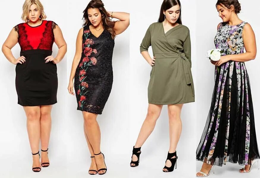 Платья для невысоких женщин фото Прячем недостатки и подчеркиваем достоинства: 5 платьев для полных женщин ДАМсов