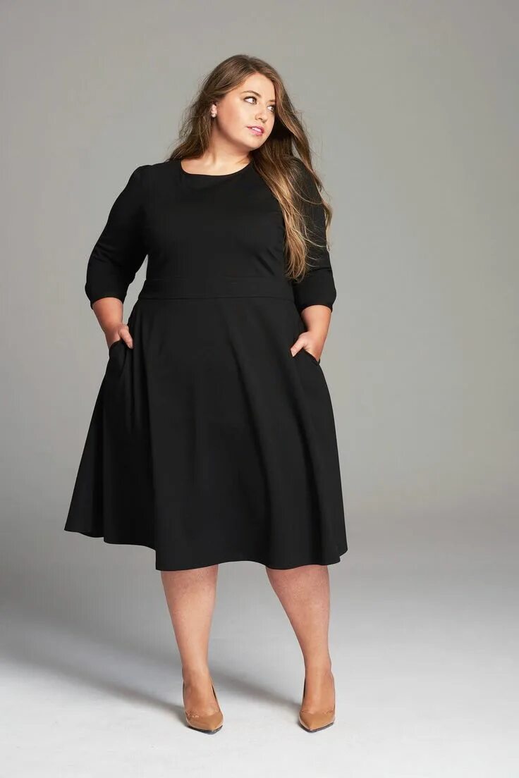 Платья для полных фото Shop Girl With Curves Fall 2017 Girl With Curves Plus size black dresses, Plus s