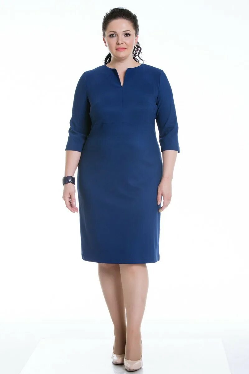 Платья для полных с рукавом фото Платье Прима линия 0250103: купить за 2800 руб в интернет магазине с бесплатной 