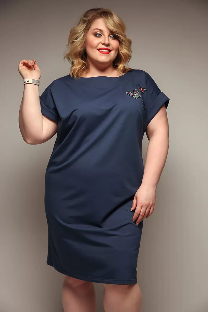 Платья для полных с рукавом фото Платья для женщин с полными руками фото Strazi-Nail.ru