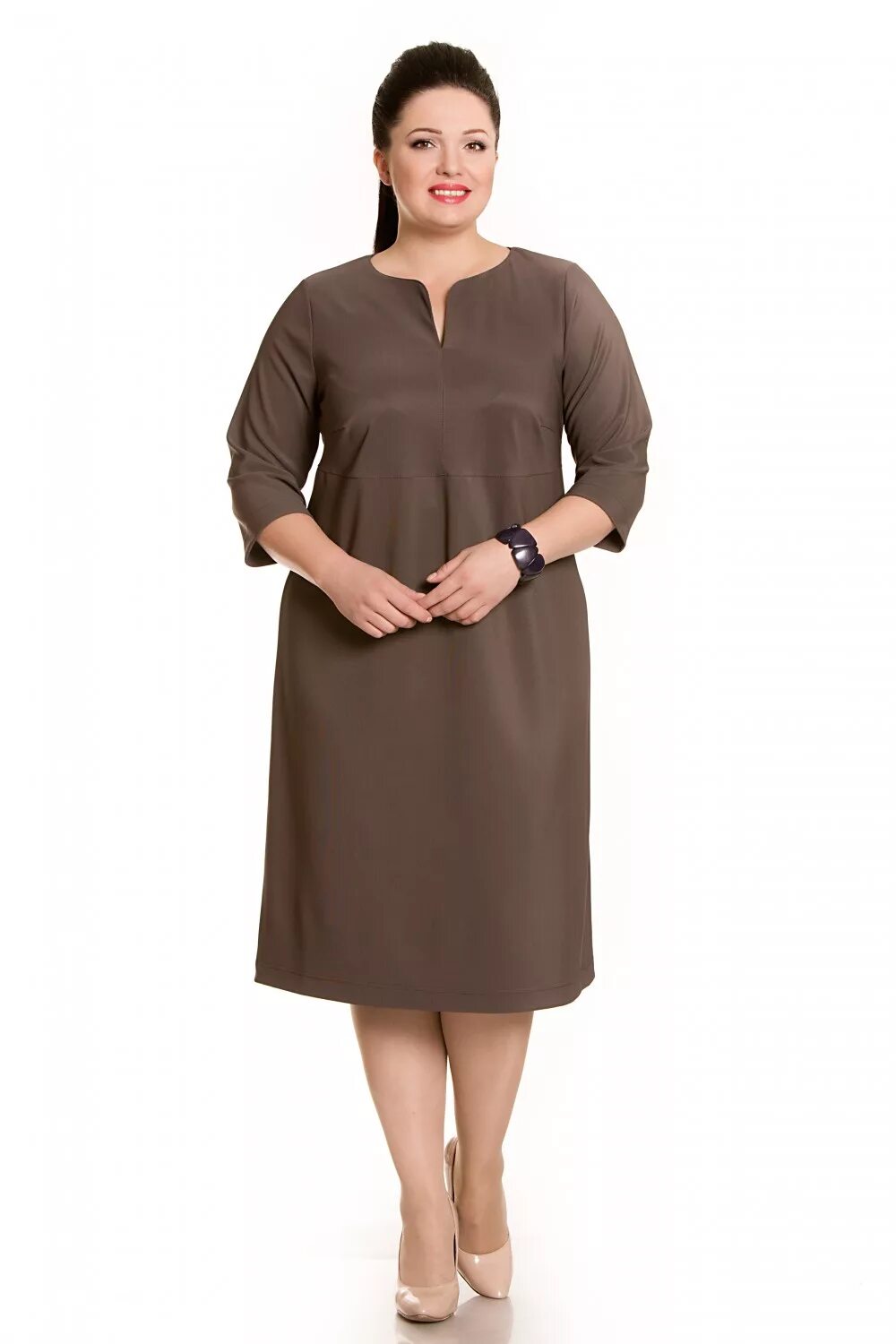 Платья для полных с рукавом фото Фасоны платьев для полных женщин: фото, модели, детали
