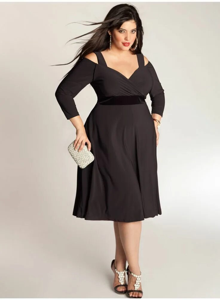 Платья для полных с животом фото IGIGI / COUTURME Plus size cocktail dresses, Plus size dresses, Cheap black dres
