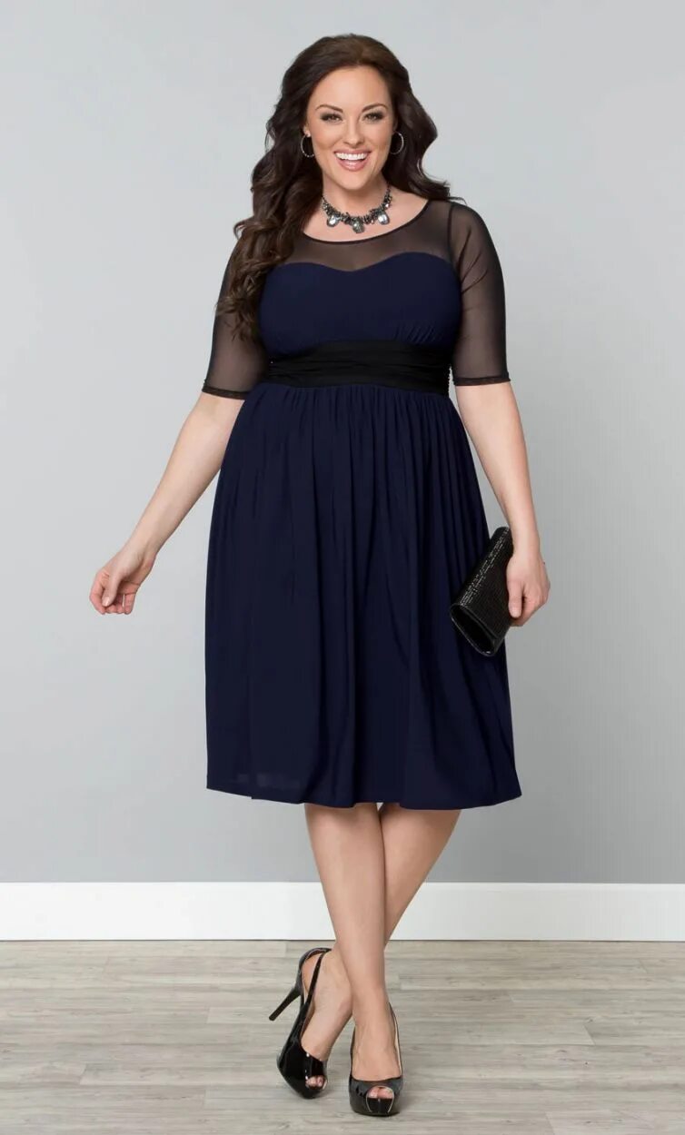 Платья для полных с животом фото Twirl and Swirl Cocktail Dress Plus size outfits, Cocktail dress sale, Plus size