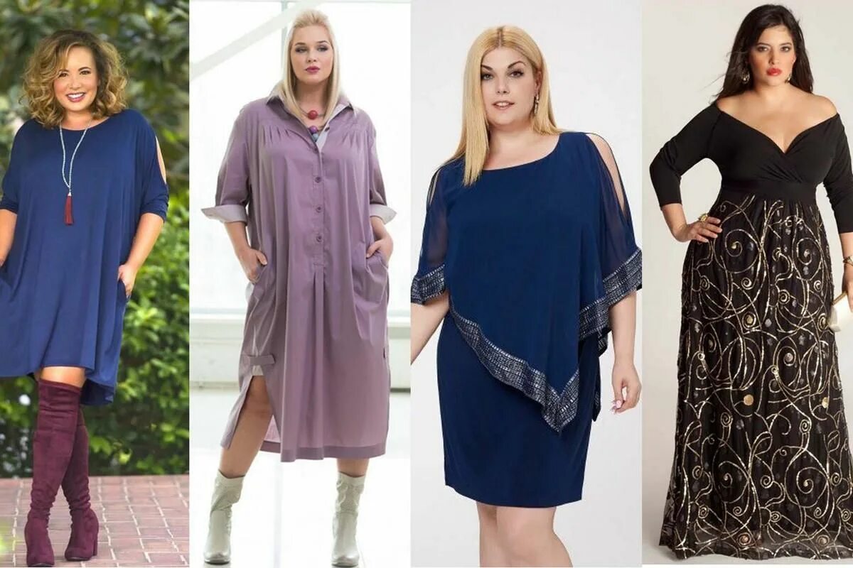 Платья для полных с животом фото Модные платья 2019 для полных женщин и девушек Women, Fashion, Dress