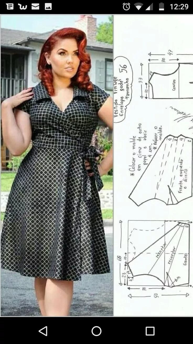Платья для полных выкройки фото Пин от пользователя Елена на доске выкройки Платья, Выкройки, Шитье