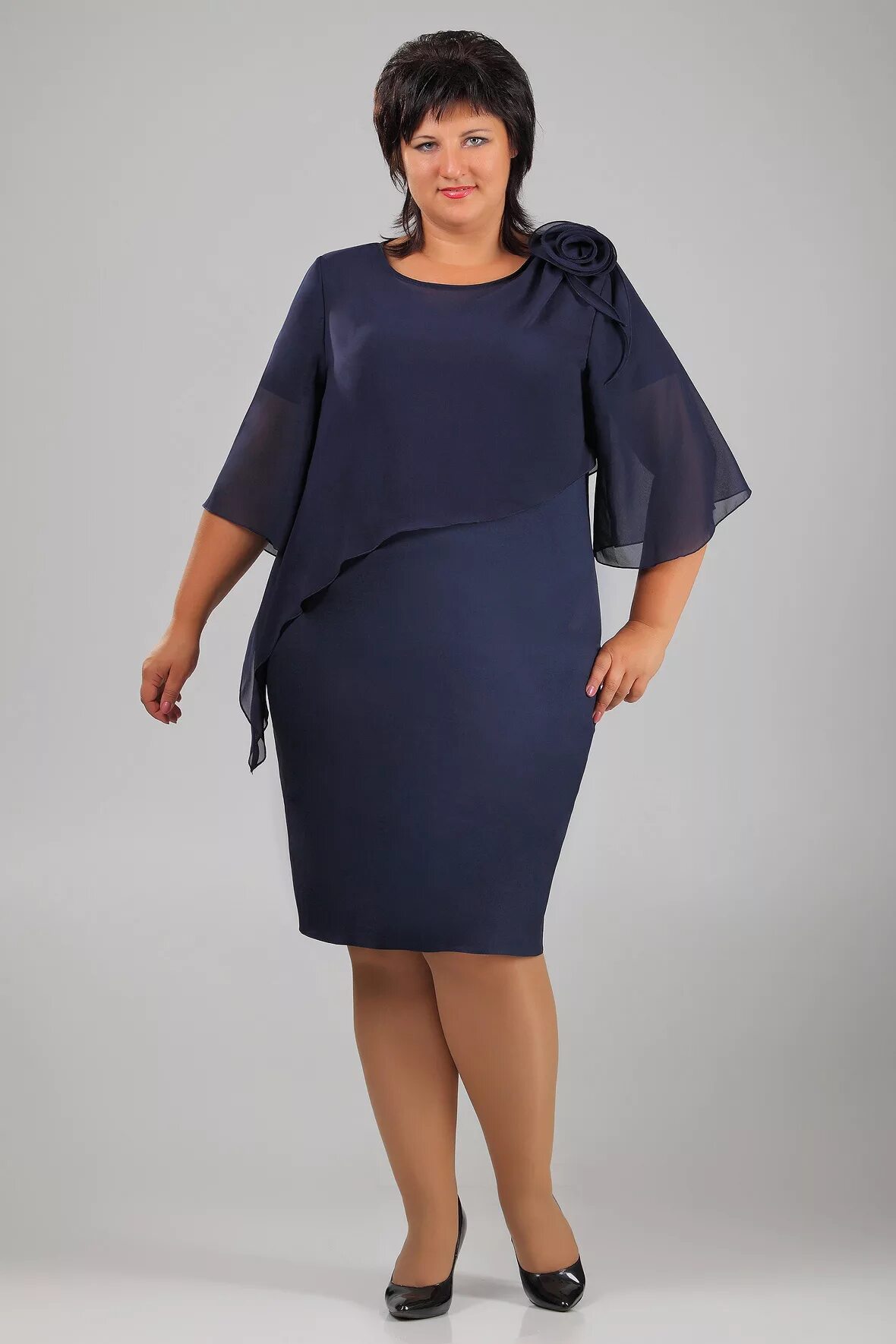 Платья для полных за 50 фото Нарядные платья к любому событию