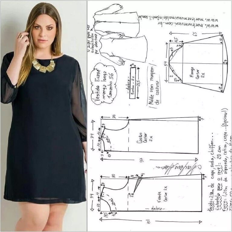 Платья для полных женщин без выкройки Портной Шитье переделки легко Группа на OK.ru Вступай, читай, общайся в Одноклас