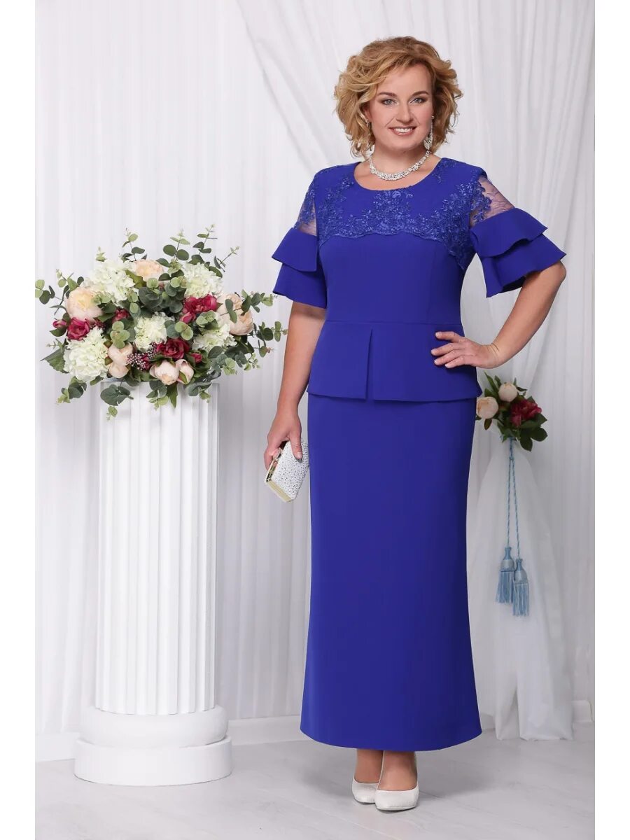 Платья для торжества для женщин фото Нарядное платье Ninele арт: 394022 купить от белорусских производителей за 8096 