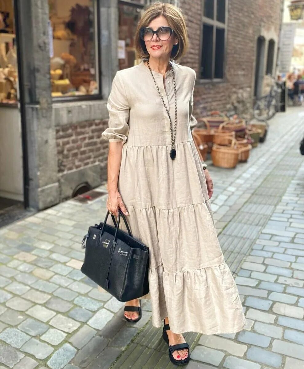 Платья для женщин 50 стильные фото Модные платья для женщин после 40 лет - будьте в тренде! Блог компании Leomax
