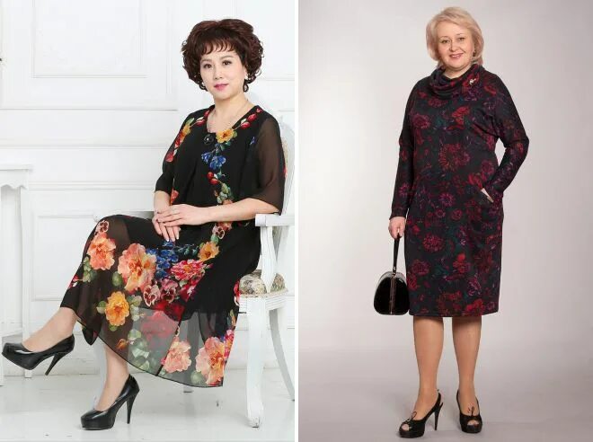 Платья для женщин после 60 фото Мода для пожилых женщин - верхняя одежда, юбки, платья, блузки, оверсайз, бохо, 
