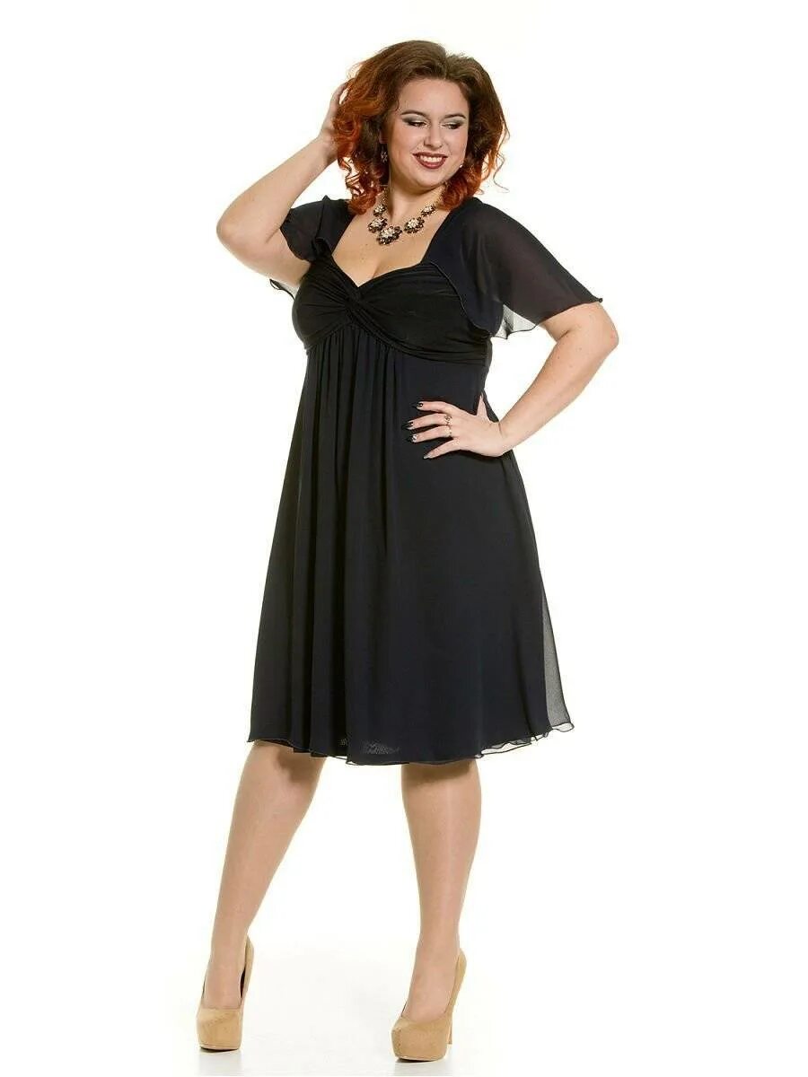 Платья для женщин с животом фото Как выбрать платье для полной фигуры с животом