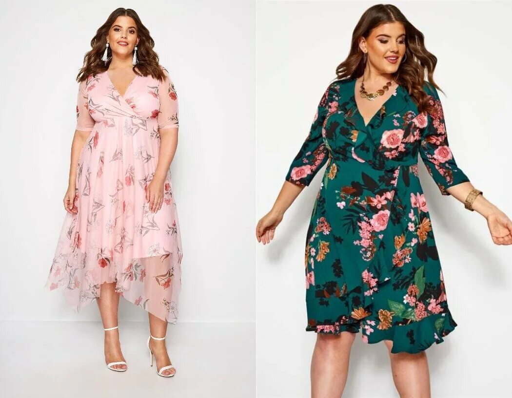 Платья фасоны фото для женщин Принципы выбора одежды для полных женщин с фигурой "Яблоко" Модная фишка Дзен