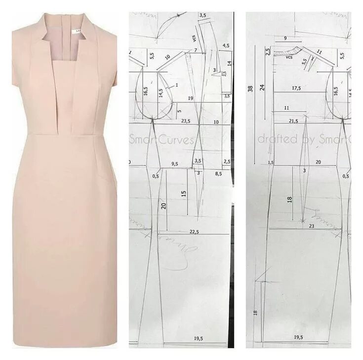 Платья фасоны выкроек фото Pin on Выкройка Blouse pattern sewing, Dress sewing patterns, Pattern fashion